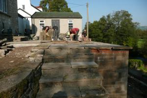 Garden paving in the Lake District Sun Garden paving in the Lake District Sun